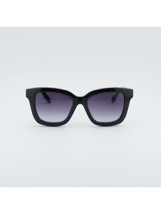 Salvatore Ferragamo SF955S 001 Sunglasses Black Square Frame, Grey Lenses main image 8